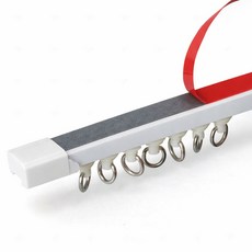 부착식 커튼레일 부속품 접착레일 커넥터 레일고리, 레일고리 10p