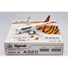 JC 金屬 1:400 台灣虎航 A320 B-50018 合金飛機模型, 1個