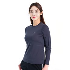 콜핑 2242TK861W 시원한 아이스본 여자 여름 긴팔 라운드 냉감티