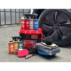 RJCAR 洗車懶人福箱19件組 DIY 輕鬆上手, 1個, 不需加價購