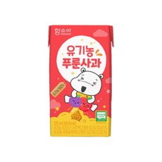 함소아 유기농 푸룬사과 주스, 125ml, 12개