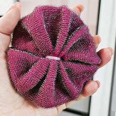 홈밸류언스 대영 리본 스텐 스틸 플라워 수세미, 5개, 2개입