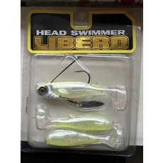 LURETV RAID 같은 스타일 컴팩트 소프트 피쉬 낚시 세트 T-테일 로드 미끼 스파클링 리드 헤드 후크 LIBER, 01 5g, 03 YELLOW