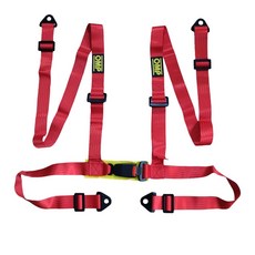 레이싱벨트 턴버클 4점식 타카타 레이싱 카시트 녹색 버클, A. 레드 인서트 2인치