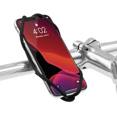 黑色 把手用 Bone Bike Tie5手機車把綁 第五代 自行車手機架 公路車, 1個