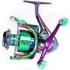 Sougayilang 1000-5000 시리즈 스피닝 릴 메탈 스풀 13 + 1BB 5.1:1/ 5.5:1 고속 잉어 낚시 릴 태클 8KG 최대 드래그 페스 카, 규격 없음, 4000 Series