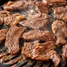 신선푸드] 프리미엄 양념 토시살(구이용소고기), 2개, 400g