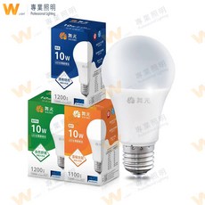 舞光 LED全電壓燈泡 12W E27燈頭, 白色, 1個