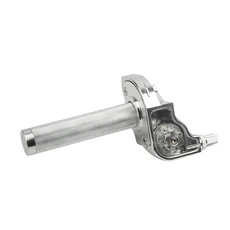 오토바이 스쿠터 자전거용 범용 CNC 알루미늄 가속기 스로틀 트위스트 그립 핸들바 M10 * 1.5 ZSDTRP 22m, 04 sliver