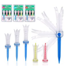 Kasiya Golf Tabata 可折疊小型口袋高爾夫球梯 XGVX-1417 3入, 混色, 3個