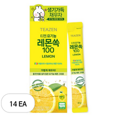 티젠 유기농 레몬쏙, 14개, 20g