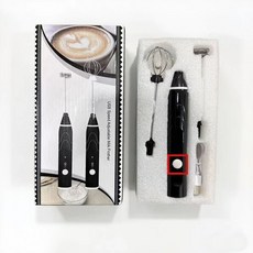 新款電動打蛋器手持咖啡攪拌奶泡蛋糕烘焙無線自動無線打奶泡器, 黑色{電動打蛋器}一代LY:充電款