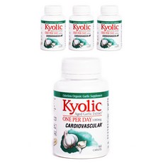 Wakuaga 陳年大蒜萃取配方250錠 1000mg, 60顆, 4罐