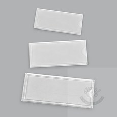 오마센 부착식 투명 아크릴 케이스 문패 명패 꽂이 POP꽂이, 55x25