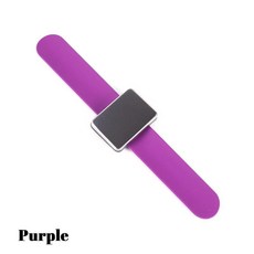 퀼팅 바느질 핀 헤어 클립용 자석 핀쿠션 손목밴드 홀더 실리콘 손목 스트랩 플란넬 가방, 1개, 3. Purple