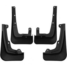 BMW X3 G45 X3M50 20252027 2026 머드 플랩 플레어 전륜 펜더 스플래시 부품 가드 액세서리블랙와 호환되는 4pcs 차량 머드가드, With logo