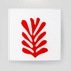 다나몰 LED 디지털 인테리어 액자 체중계, 1개, 혼합색상, 붉은해초