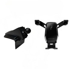 Corolla Cross 專用手機架, 1個, 螢幕左側黏貼式專用配件+橫豎重力手機架