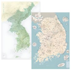 Motif Map 韓國景點地圖 + 大韓民國景點地圖, 1套