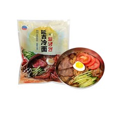 (배터짐) 조리예 특색 연길냉면 조선냉면(육수 소스포함), 525g, 2개