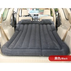 立雅小舖 汽車SUV充氣床 休旅車車載氣墊床 轎車後排露營旅行床墊LY0073, 黑色