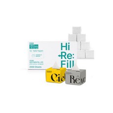 뽑아쓰는 디자인 테이블 냅킨 2000매, 1개