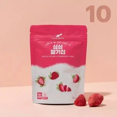[보리보리/리틀스푼]리틀스푼 싱싱 딸기칩 10개 세트, 13g, 6개