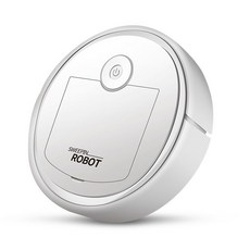 MPMP 智能掃地機器人 掃吸拖三合一 家用清潔器, 白色+超靜音掃吸拖