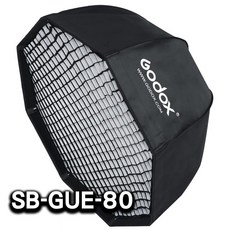 神牛 Godox 80cm 摺傘式八角柔光罩 快收式 Bowens接座 柔光箱 SB-GUE-80, 1個