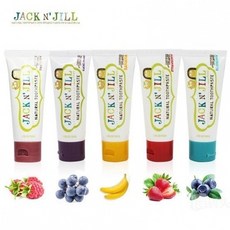 JACK N'JILL 兒童牙膏 澳洲無氟可吞食 保護乳牙, 1個, 無味50g