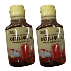 푼푼 야키니쿠 소스 마늘풍미 갈릭바베큐소스, 2개, 240g