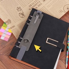 북밴드 다이어리 펜홀더 그레이, 본상품