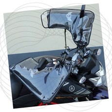 오토바이 핸들 방풍 커버 투명 윈드스크린 방한 핸드가드, 상세페이지 참조