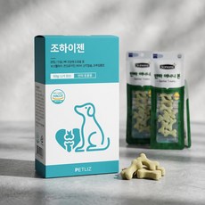 펫리즈 강아지 조하이젠 연골 종합 영양제 노견 고양이 피부 관절 슬개골 피모 60g, 1개