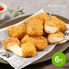 [프레시지] theEASY 닭가슴살 모짜렐라 치킨치즈블럭 치킨까스 330g, 6개