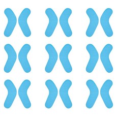 Lasuroa 118피스 스키 및 스노보드 부츠 피팅 패드 8.9 x 2.4 0.3cm(3.54 0.98 0.12인치) 소프트 패드 자체 접착 폼 패딩 라이너 스노우보드용 힐