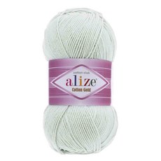 Alize 55% 면 45% 아크릴 골드 실 타래 1개/공 100g 360야드 (67 - 캔들 라이트) 317861, 533 - 그레이, 1개