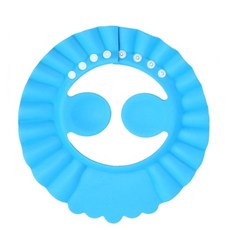 귀마개가 달려있는 어린이 샴푸 캡, 옐로우