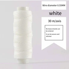 0.55mm 거품 왁스 칠한 Therad 코드 Diy 수공예 도구 스티칭 미터 라운드 바느질 라인 41 색상, 13 001