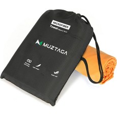 마이크로파이버 비치 타월 여행 스포츠 캠핑 수영 요가 헬스장에 완벽함 빠른 건조 모래 없음 컴팩트 가벼움 흡수력 네이비 블루 소형101x50cm 40x20인치, Small(101x50cm/ 40x20”), Orange