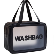 목욕탕가방 실내수영장가방 수영장바구니 방수목욕가방 헬스장샤워가방 여행용워시백 물놀이방수가방, 블랙