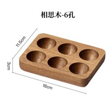 【N.SPACE】雞蛋實木架 料理幫手 相思木雞蛋收納架 穩固雞蛋 冰箱收納 原木收納架, 1個, 相思木-6孔