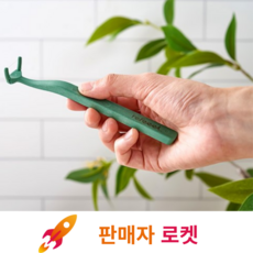 어금니까지 쏙쏙 칫솔형 치실 딥그린, 1세트