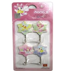 우일 접착식 후크걸이 벽걸이 벽고리 걸이 캐릭터 4P