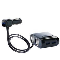 安伯特 酷電大師 2孔QC3.0 USB開關式點煙器電源插座擴充器車充 ABT-E039 (BSMI認證)