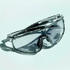 매트릭스 초경량 변색 선글라스 고글 풀프레임, 투명그레이/블랙, 1개