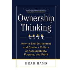 (영문도서) Ownership Thinking: How to End Entitlement and Create a Culture of Accountability Purpose a... Paperback, McGraw-Hill, English, 9781265608729