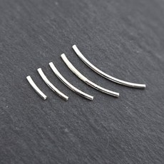 비즈톡 [SVP-92-01]실버파이프 실버925 민자파이프 1.5x10/15/20/25/30mm 5종 모음