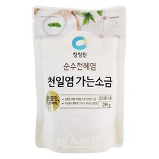 청정원 천일염 가는소금, 280g, 1개