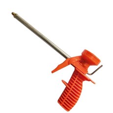全金屬發泡槍 填縫槍 適用於發泡劑, 1個, 簡易型塑柄發泡膠槍 1把